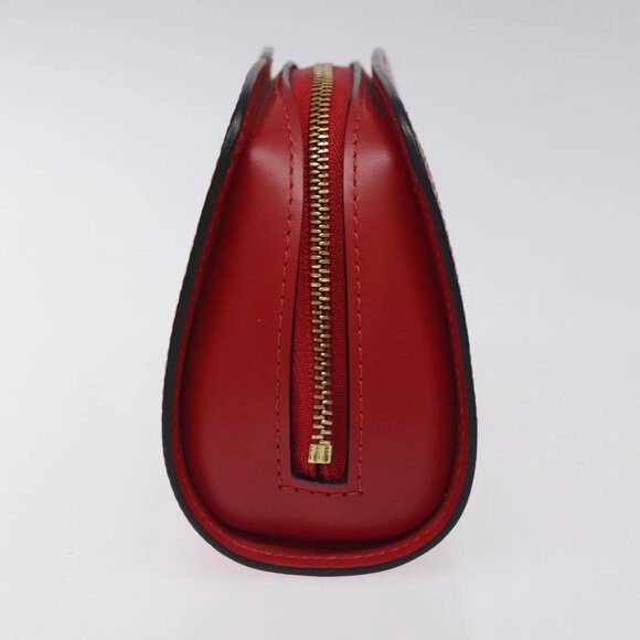 LOUIS VUITTON Epi Dauphine PM Pouch Castilian Red - Picture 3 of 15